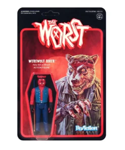 Super7 The Worst ReAction Figure - Werewolf Biker (Color 2)