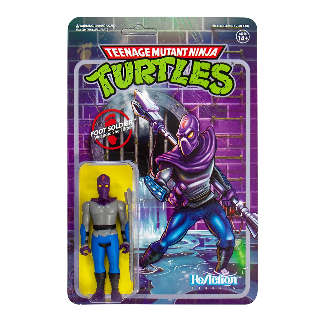 Super7 Movies & TV Teenage Mutant Ninja Turtles ReAction Figure - Foot Soldier 3 Super7 Movies & TV Teenage Mutant Ninja Turtles ReAction Figure - Foot Soldier