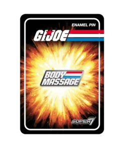 Super7 G.I. Joe Enamel Pin - Body Massage PSA Movies & TV