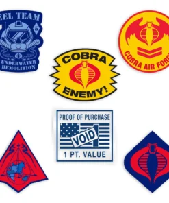 Super7 G.I. Joe - Cobra Die Cut Sticker Set With Header Card Movies & TV