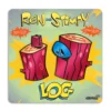 Super7 Ren & Stimpy Enamel Pin - LOG! 2-Pin Set Animation