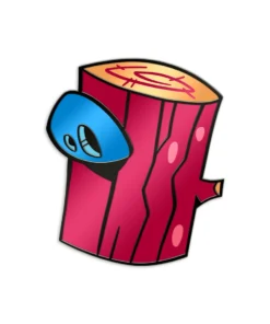 Super7 Ren & Stimpy Enamel Pin - LOG! 2-Pin Set Animation