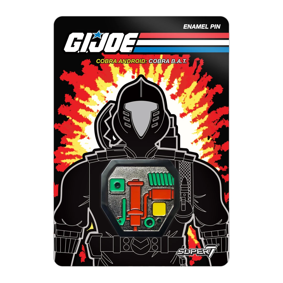 Super7 Movies & TV G.I. Joe Enamel Pin - Cobra B.A.T. 3 Super7 Movies & TV G.I. Joe Enamel Pin - Cobra B.A.T.