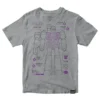 Super7 Transformers T-Shirt - Megatron Cyborg Diagram Animation