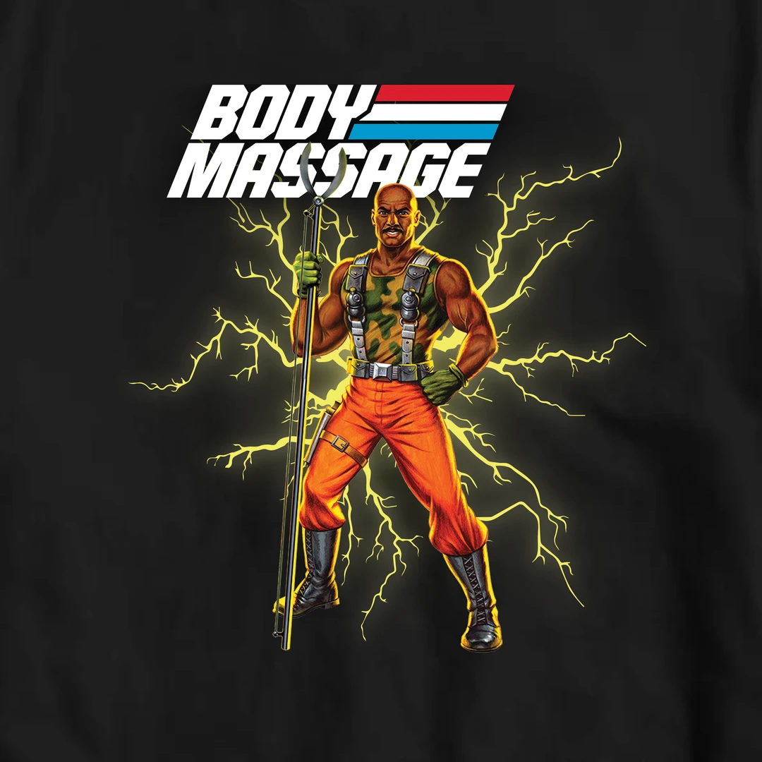 Super7 G.I. Joe T-Shirt - Body Massage PSA Movies & TV 5 Super7 G.I. Joe T-Shirt - Body Massage PSA Movies & TV