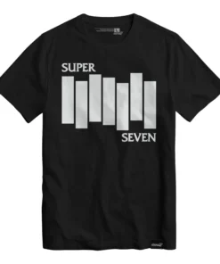 Super7 T-Shirt - Flag (Black)