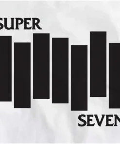 Super7 T-Shirt - Flag (White)