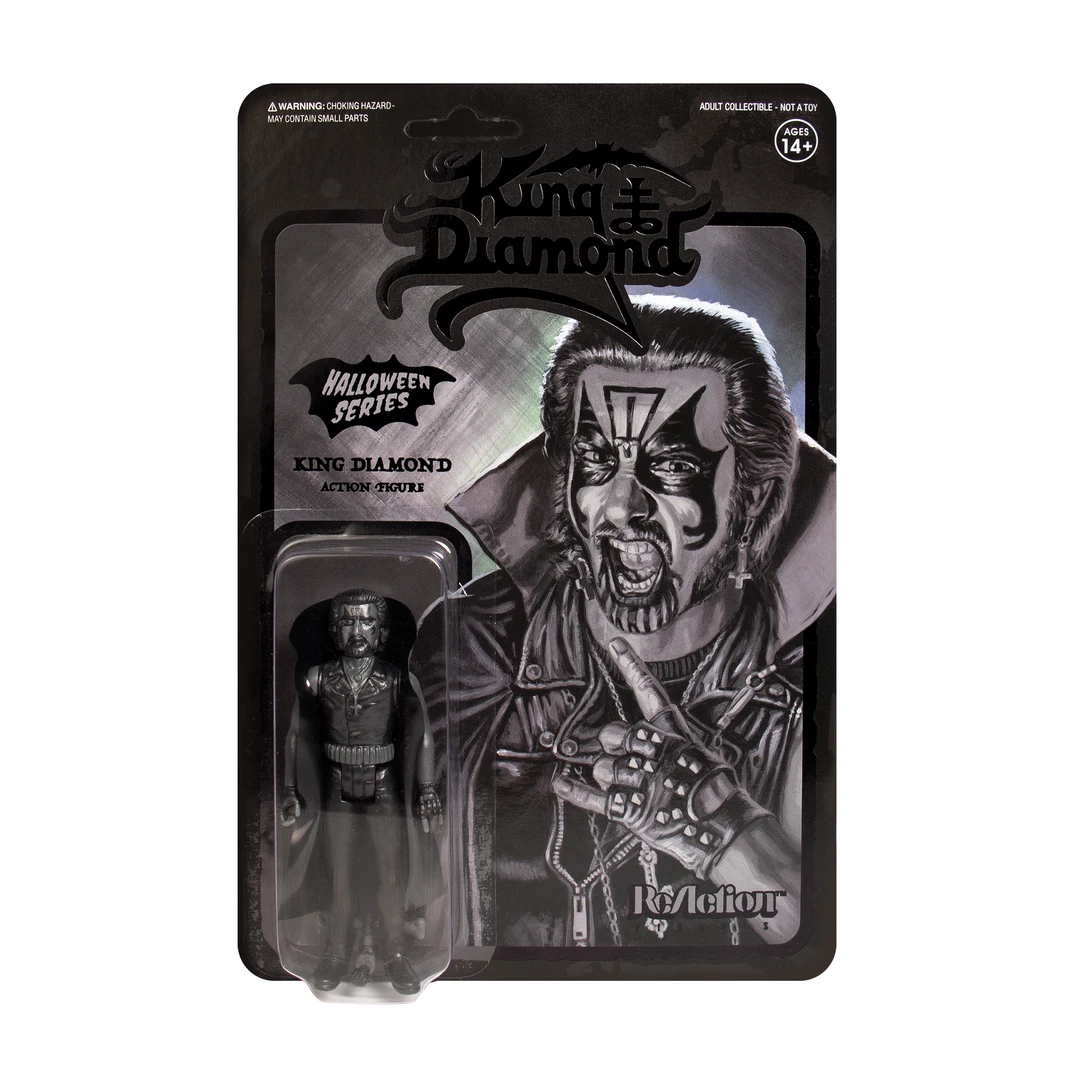 Super7 Music King Diamond ReAction Figure - Black 3 Super7 Music King Diamond ReAction Figure - Black