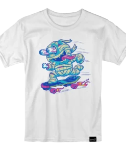 Super7 T-Shirt - Skating Mummy Boy Super7 Originals