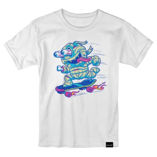 Super7 T-Shirt - Skating Mummy Boy Super7 Originals