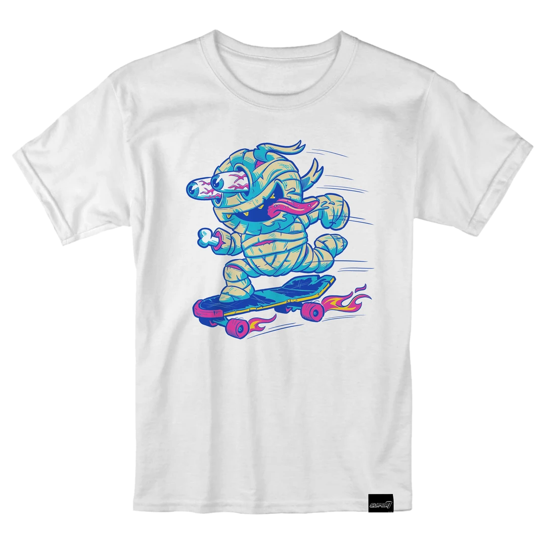 Super7 T-Shirt - Skating Mummy Boy Super7 Originals 2 Super7 T-Shirt - Skating Mummy Boy Super7 Originals