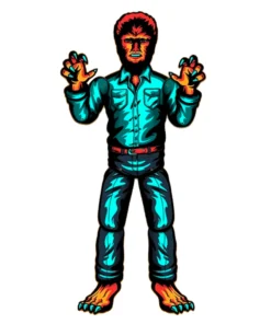 Super7 Universal Monsters Paper People - The Wolf Man