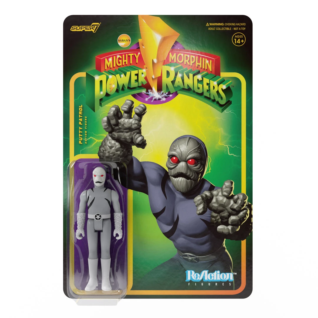 Super7 Mighty Morphin Power Rangers Reaction Figure Wave 1 - Putty Patroller 3 Super7 Mighty Morphin Power Rangers Reaction Figure Wave 1 - Putty Patroller