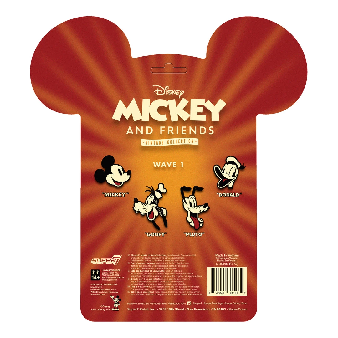Super7 Disney ReAction Figures - Vintage Collection Wave 1 - Goofy Movies & TV