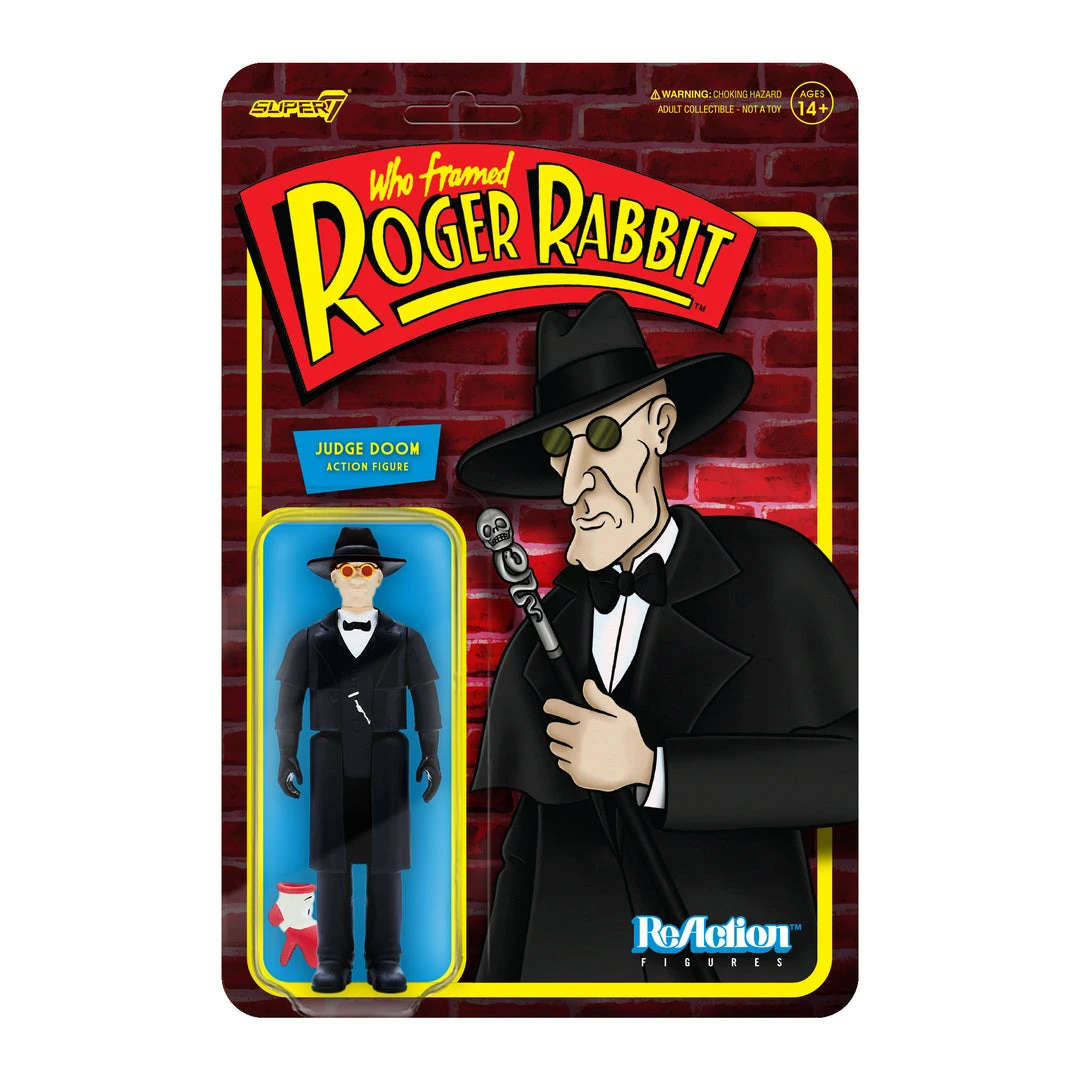 Super7 Who Framed Roger Rabbit ReAction Figure Wave 1 - Judge Doom Movies & TV 3 Super7 Who Framed Roger Rabbit ReAction Figure Wave 1 - Judge Doom Movies & TV