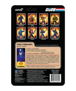 Super7 G.I. Joe ReAction Figures Wave 1 - Cobra Commander Movies & TV