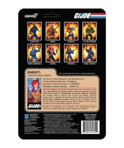 Super7 G.I. Joe ReAction Figures Wave 1 - Scarlett