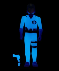 Super7 G.I. Joe ReAction Figures Wave 1b - Cobra Commander (Glow Patrol)