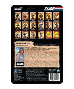 Super7 G.I. Joe ReAction Figures Wave 2 - Bazooka (Arctic) Movies & TV