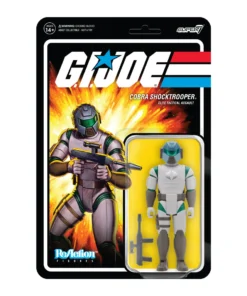 Super7 Movies & TV G.I. Joe ReAction Figures Wave 2 - Cobra Shocktrooper (Rifle A)
