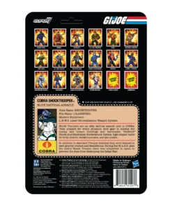 Super7 G.I. Joe ReAction Figures Wave 2 - Cobra Shocktrooper (Rifle C) Movies & TV