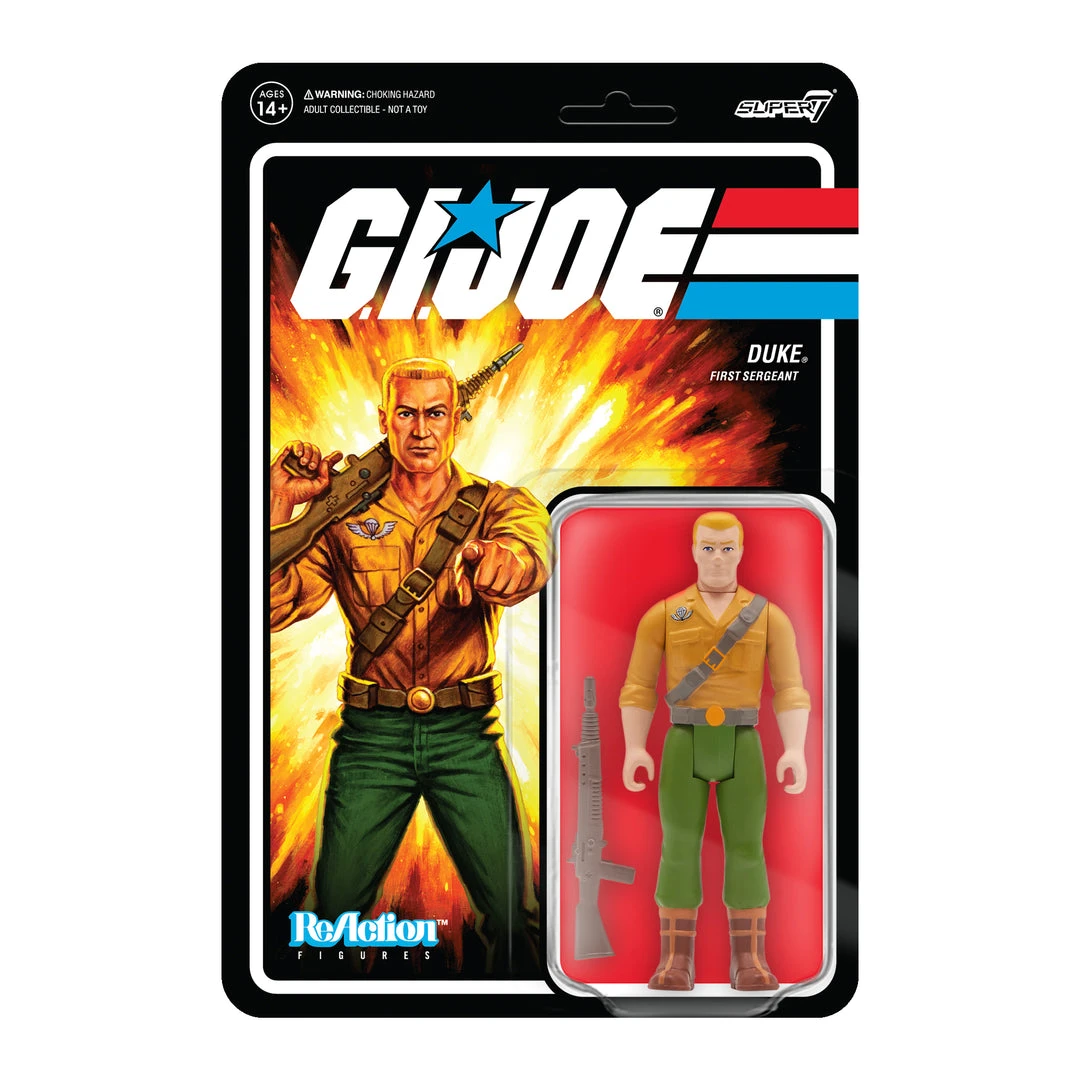 Super7 G.I. Joe ReAction Figures Wave 2 - Duke Movies & TV 3 Super7 G.I. Joe ReAction Figures Wave 2 - Duke Movies & TV