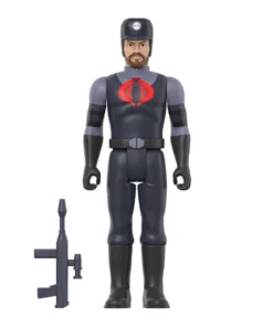 Super7 G.I. Joe ReAction Figures Wave 3 - Cobra Snakeling Factory Worker Beard (Tan) Movies & TV