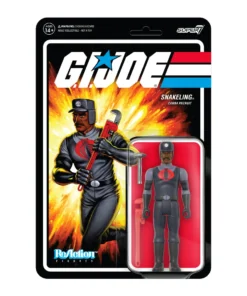 Super7 G.I. Joe ReAction Figures Wave 3 - Cobra Snakeling Factory Worker Mustache (Brown)