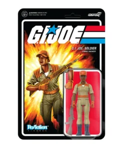 Super7 G.I. Joe ReAction Figures Wave 3 - Female Combat Engineer Bun Hair (Brown)