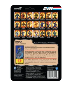 Super7 G.I. Joe ReAction Figures Wave 3 - Firefly (Comic Colors) Movies & TV