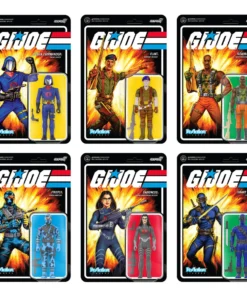 Super7 G.I. Joe ReAction Figures Wave 3 - Core Set Of 6 Animation