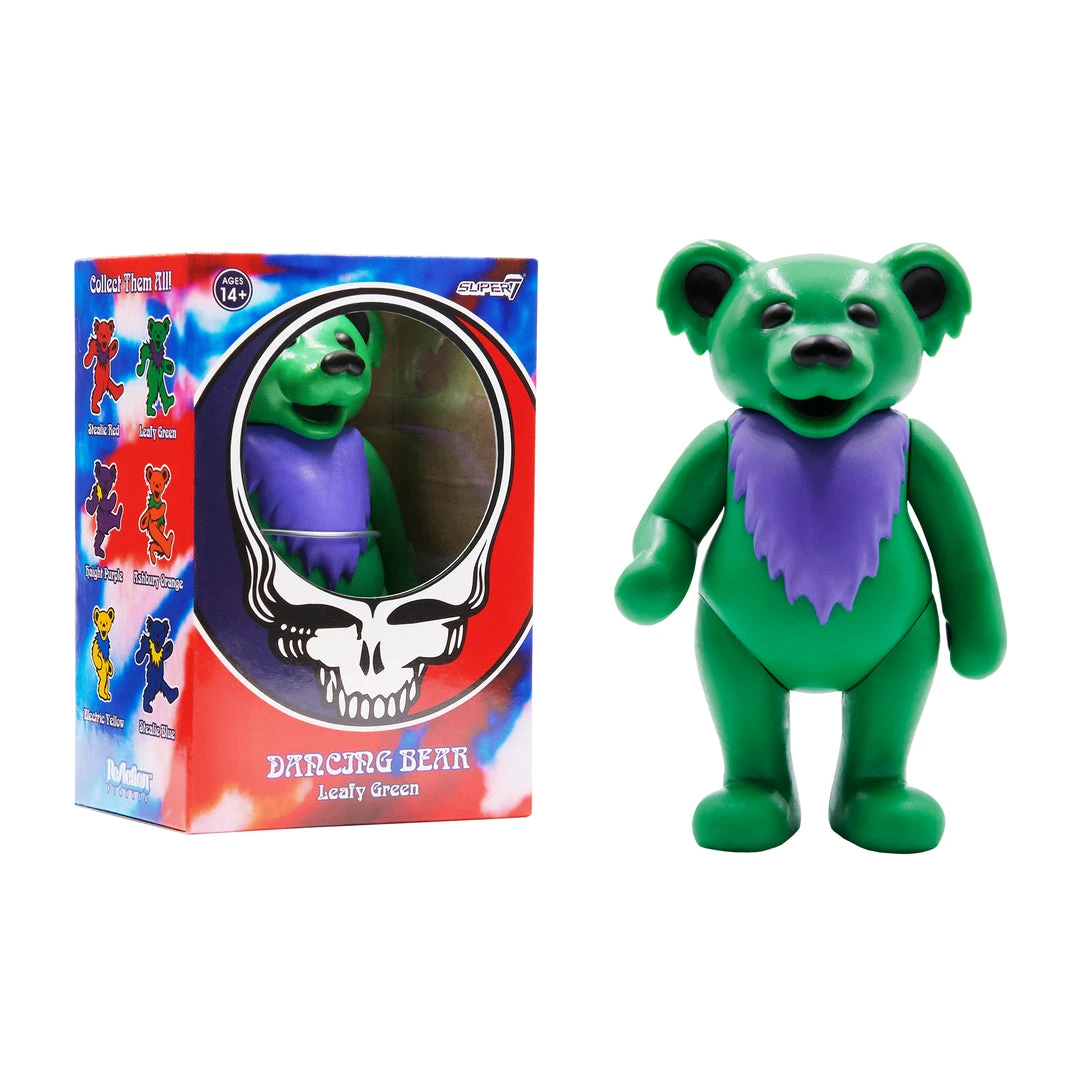 Super7 Music Grateful Dead Reaction Figure - Dancing Bears Box Flat (6 Figures) 7 Super7 Music Grateful Dead Reaction Figure - Dancing Bears Box Flat (6 Figures)