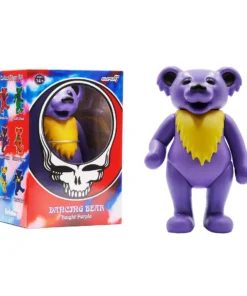 Super7 Grateful Dead Reaction Figure - Dancing Bear (Haight Purple) Music