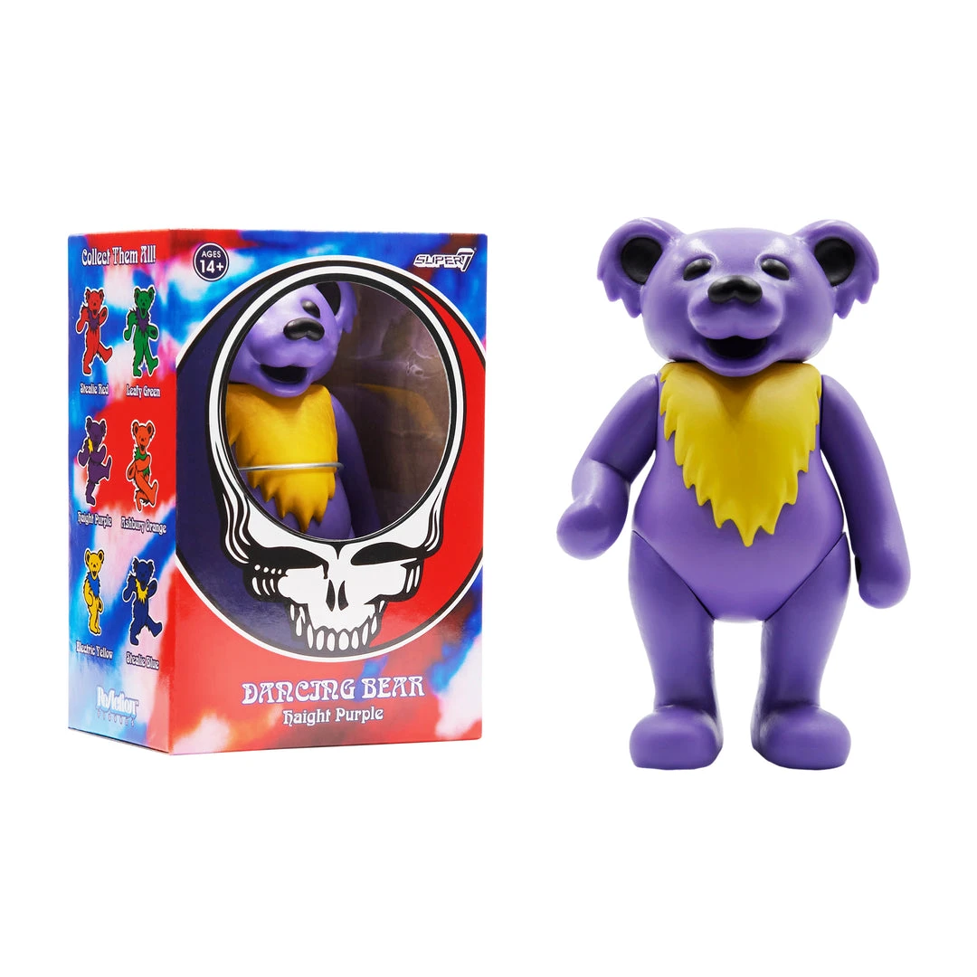 Super7 Music Grateful Dead Reaction Figure - Dancing Bears Box Flat (6 Figures) 9 Super7 Music Grateful Dead Reaction Figure - Dancing Bears Box Flat (6 Figures)