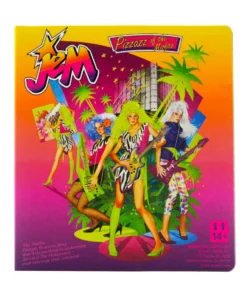 Super7 Animation Jem And The Holograms ReAction W2 - Pizzaz (Neon) [Retro Box]