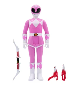 Super7 Mighty Morphin Power Rangers ReAction Figure Wave 2 - Pink Ranger