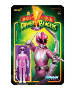 Super7 Mighty Morphin Power Rangers ReAction Figure Wave 2 - Pink Ranger