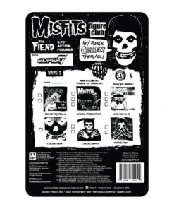 Super7 Misfits ReAction - Fiend Static Age (Clear Purple) Music