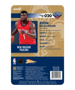 Super7 NBA Supersports Figure Wave 3 - Zion Williamson (Pelicans) [Red Statement]