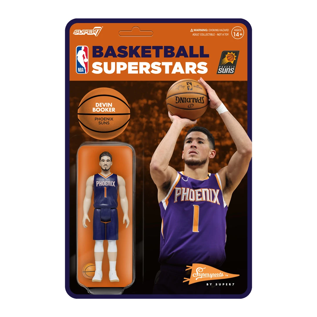 Super7 NBA Supersports Figure Wave 4 - Devin Booker (Suns) 3 Super7 NBA Supersports Figure Wave 4 - Devin Booker (Suns)