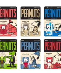 Super7 Peanuts ReAction Wave 5 - 6 Figure Set