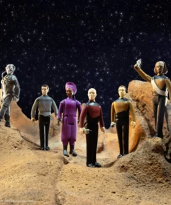 Super7 Star Trek: The Next Generation Wave 1 6 Figure Set Movies & TV