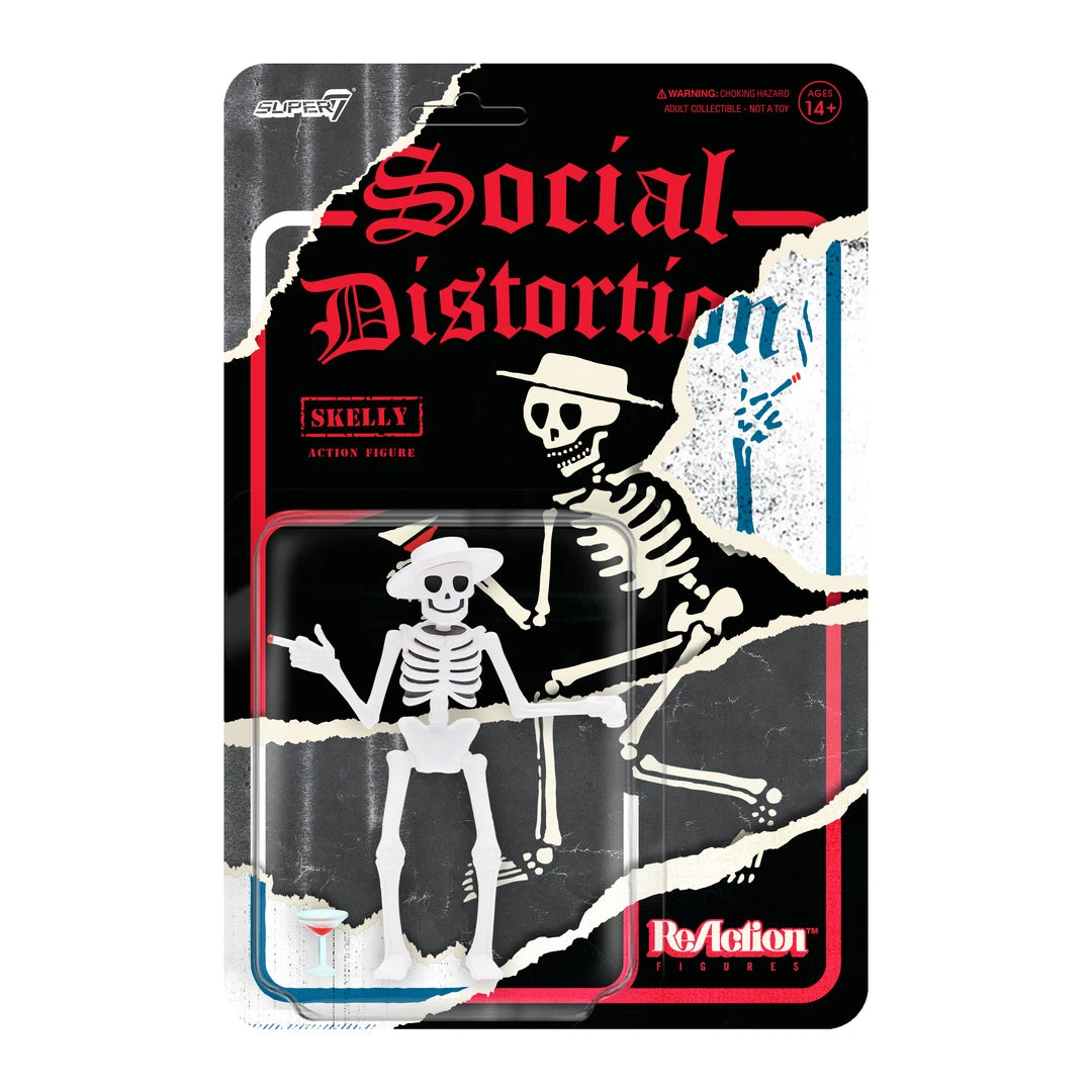 Super7 Social Distortion ReAction Figure - Skelly 3 Super7 Social Distortion ReAction Figure - Skelly