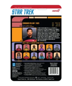 Super7 Star Trek: The Next Generation ReAction Figure Wave 2 - Commander Riker