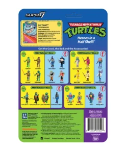 Super7 Animation Teenage Mutant Ninja Turtles ReAction Figure Wave 4 - Ray Fillet