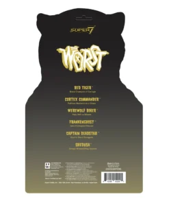 Super7 The Worst ReAction Figure - Red Tiger (Monster Glow)