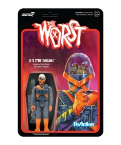 Super7 The Worst ReAction Figures Wave 3 - X-3 (The Enigma)