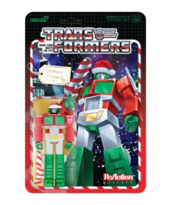 Super7 Transformers ReAction Figure - Optimus Santa Movies & TV