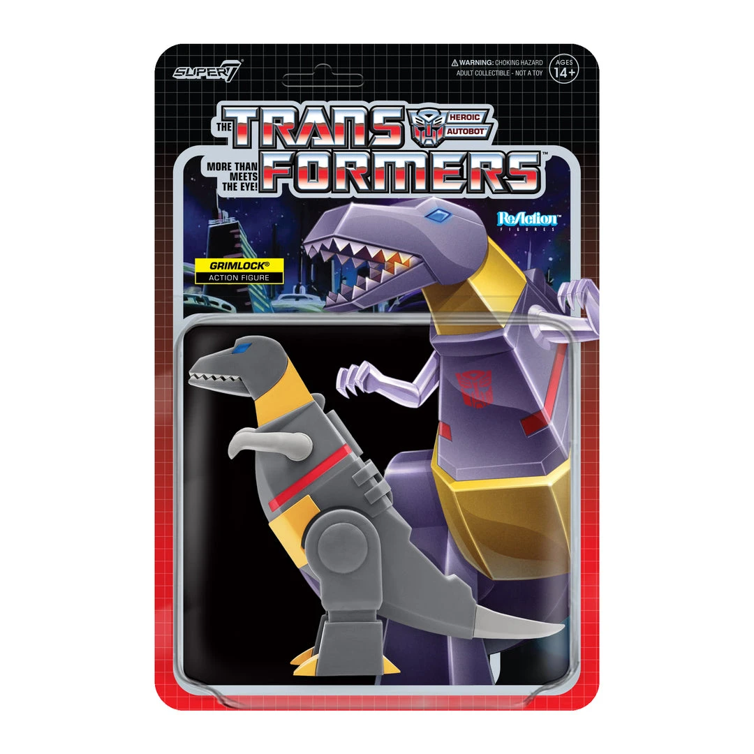 Super7 Transformers ReAction Figure Wave 5 - Grimlock Dino 3 Super7 Transformers ReAction Figure Wave 5 - Grimlock Dino
