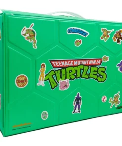 Super7 Teenage Mutant Ninja Turtles ReAction Figures - Carry Case With Michelangelo (Metallic) Movies & TV